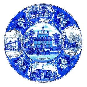 VTG Old English Staffordshire Ware Williamsburg VA